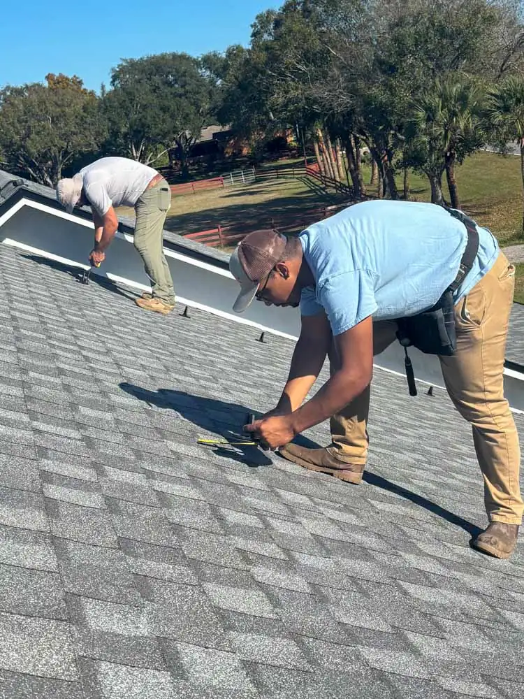 Wavelength crew installing rooftop solar in Melbourne, FL